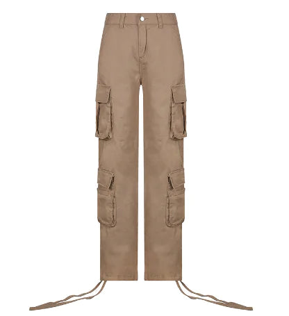 Cargo Solid Pants