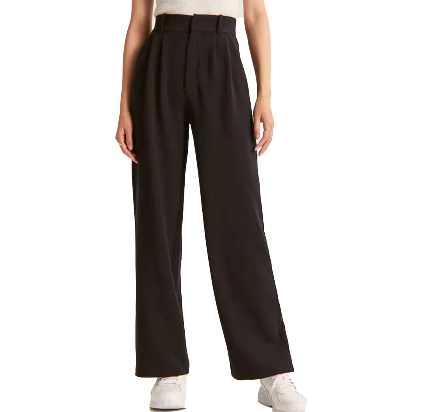 Tailored Wide-Leg Pants