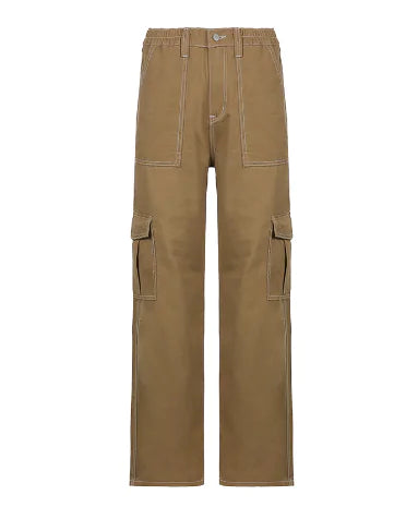 Cargo Solid Pants