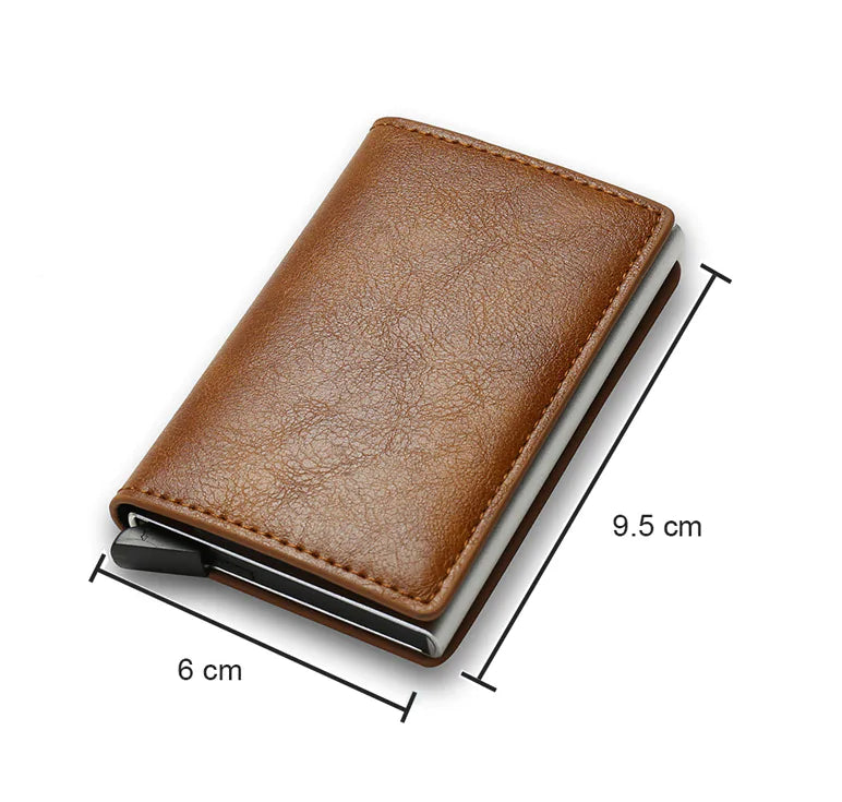 Leather AT Wallet Bag